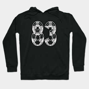 Soccer Number 83 Soccer Jersey #83 Soccer Mom Player Fan Hoodie